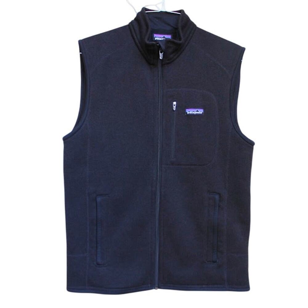 PATAGONIA | Mens Black Fleece Better Sweater Vest Pockets Gorpcore Layering M